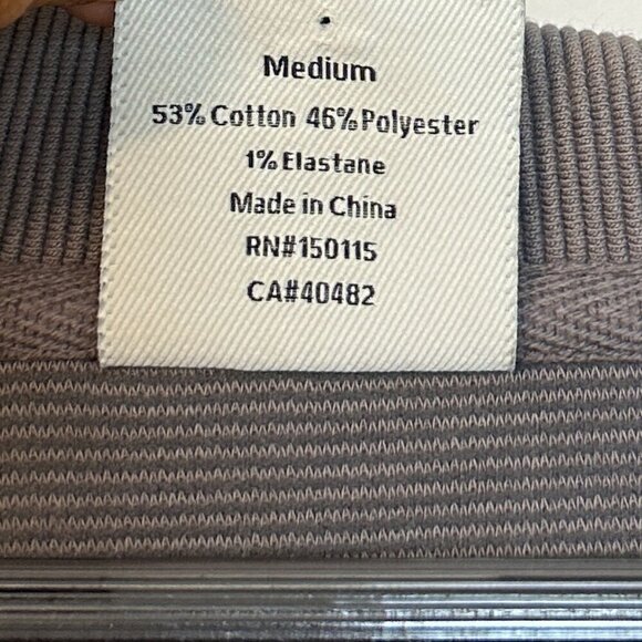 VARLEY Vine Ottoman Half Zip Pullover in Charcoal Size Medium - Picture 7 of 14